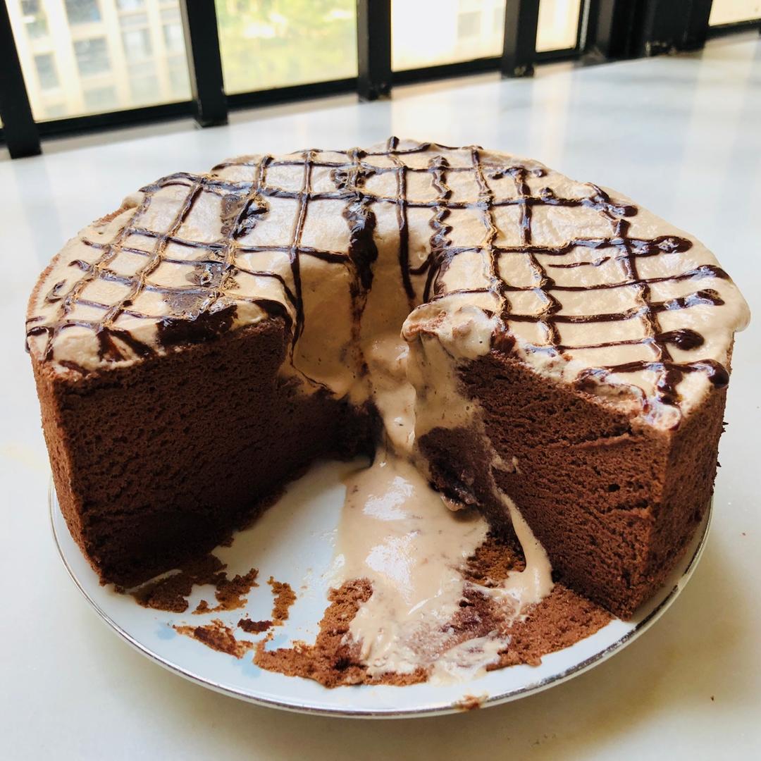 #视频教程#有灵魂的脏脏蛋糕，戚风生涯的巅峰之作，劣狐狐烘焙