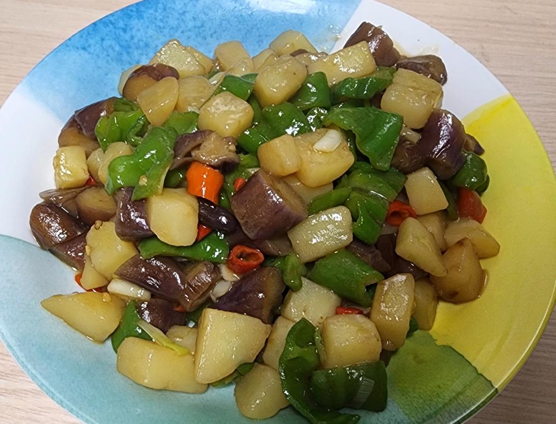 极简少油地三鲜