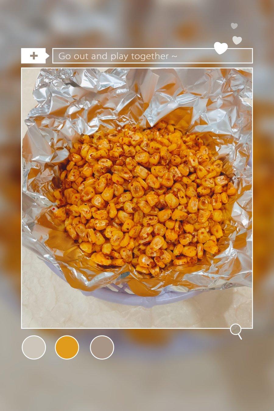 自制烧烤味的玉米粒|老少皆宜的快手零食/下酒菜