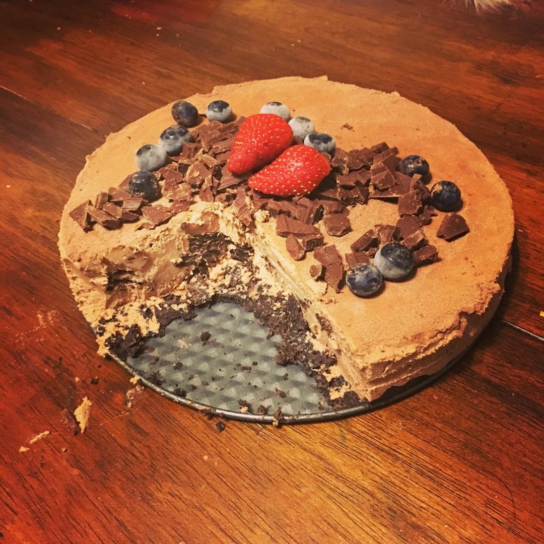 奥利奥巧克力芝士冰淇淋蛋糕