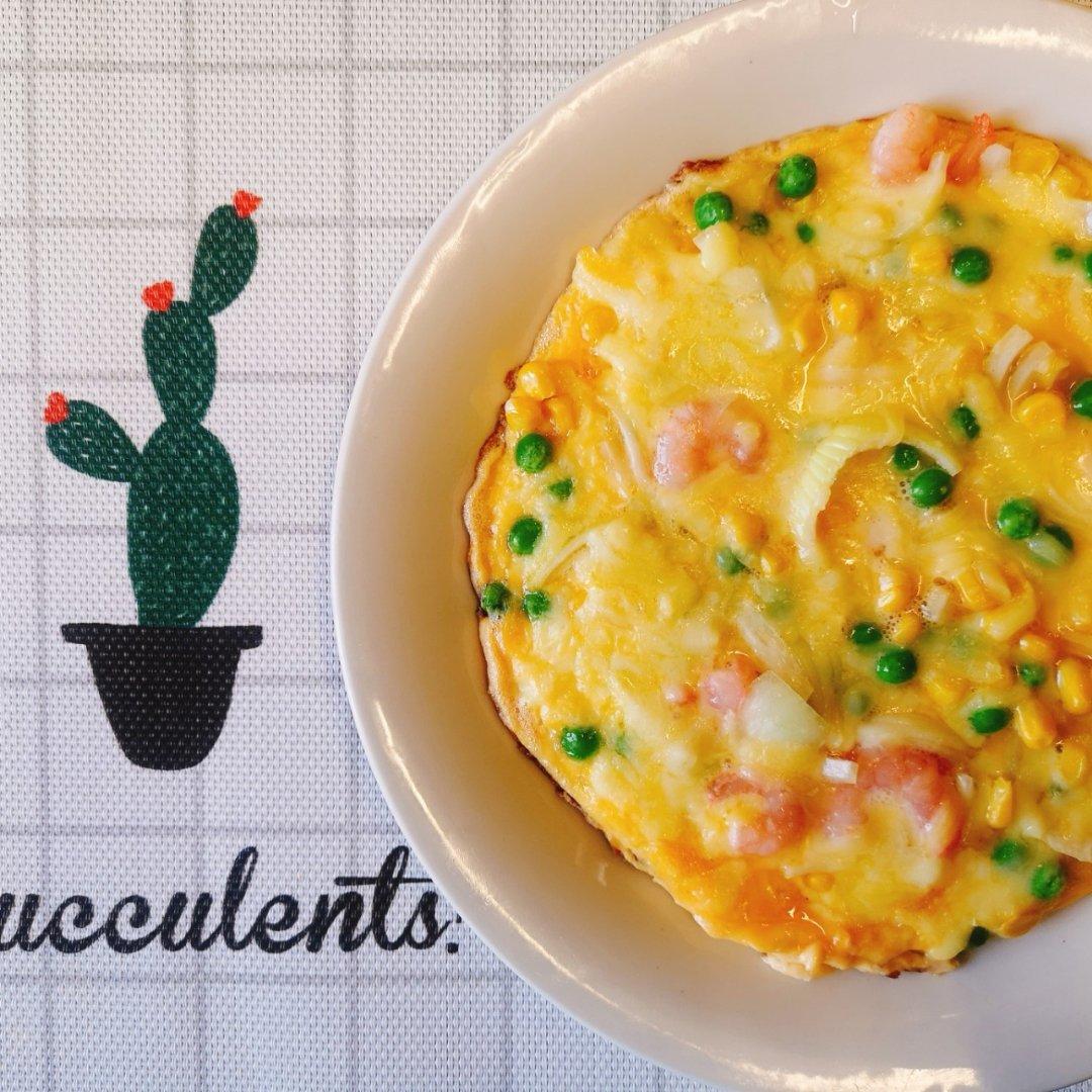 快手早餐～芝士五彩煎蛋