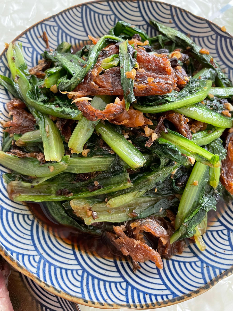 豆豉鲮鱼油麦菜