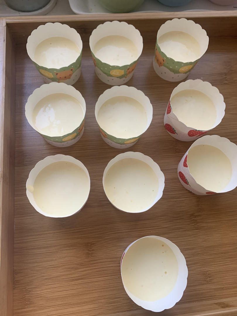 纸杯蛋糕 8寸戚风蛋糕的量