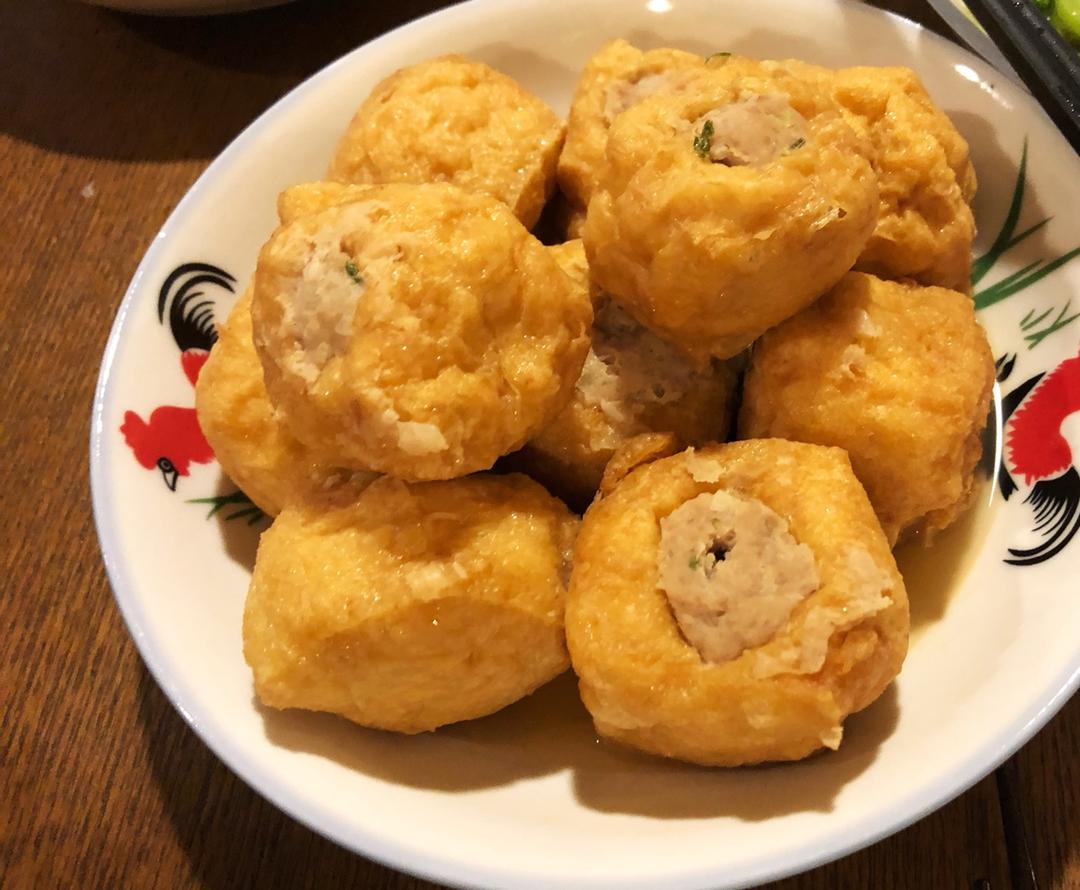 油豆腐圆子（豆腐泡酿肉）