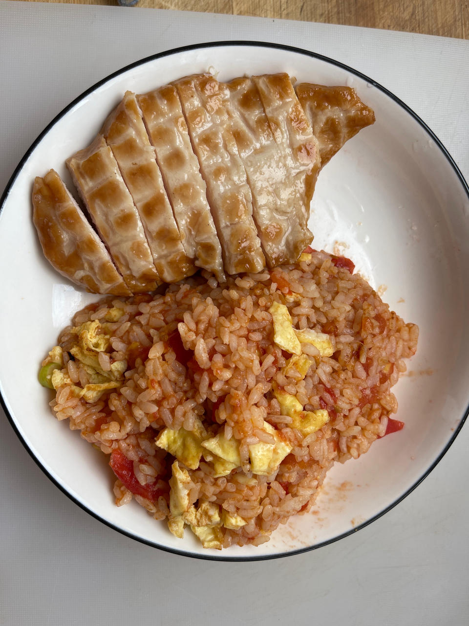 西红柿鸡蛋炒饭