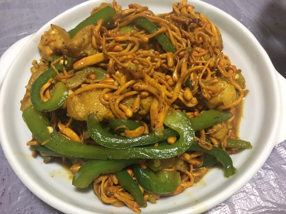 小炒虫草花