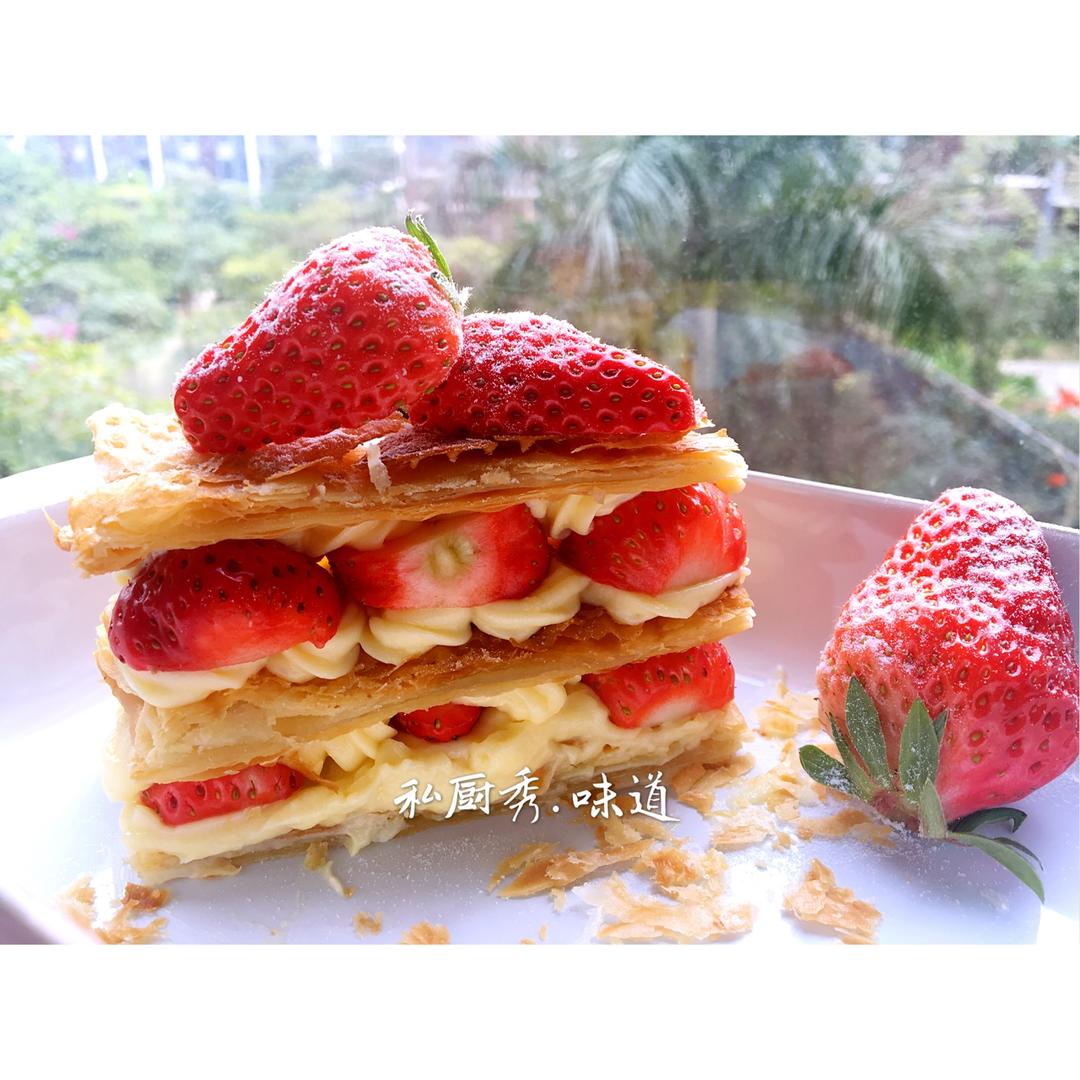 草莓拿破仑酥