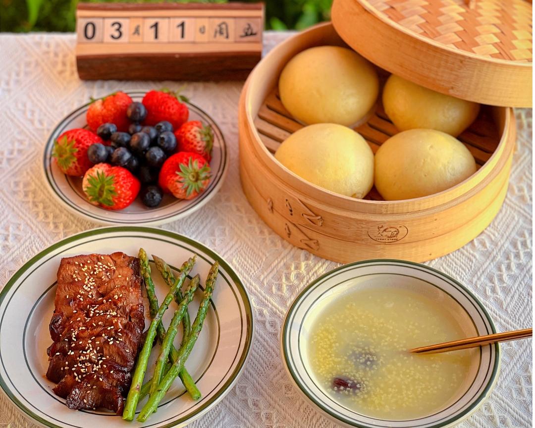 纯奶手撕吐司的做法 步骤1