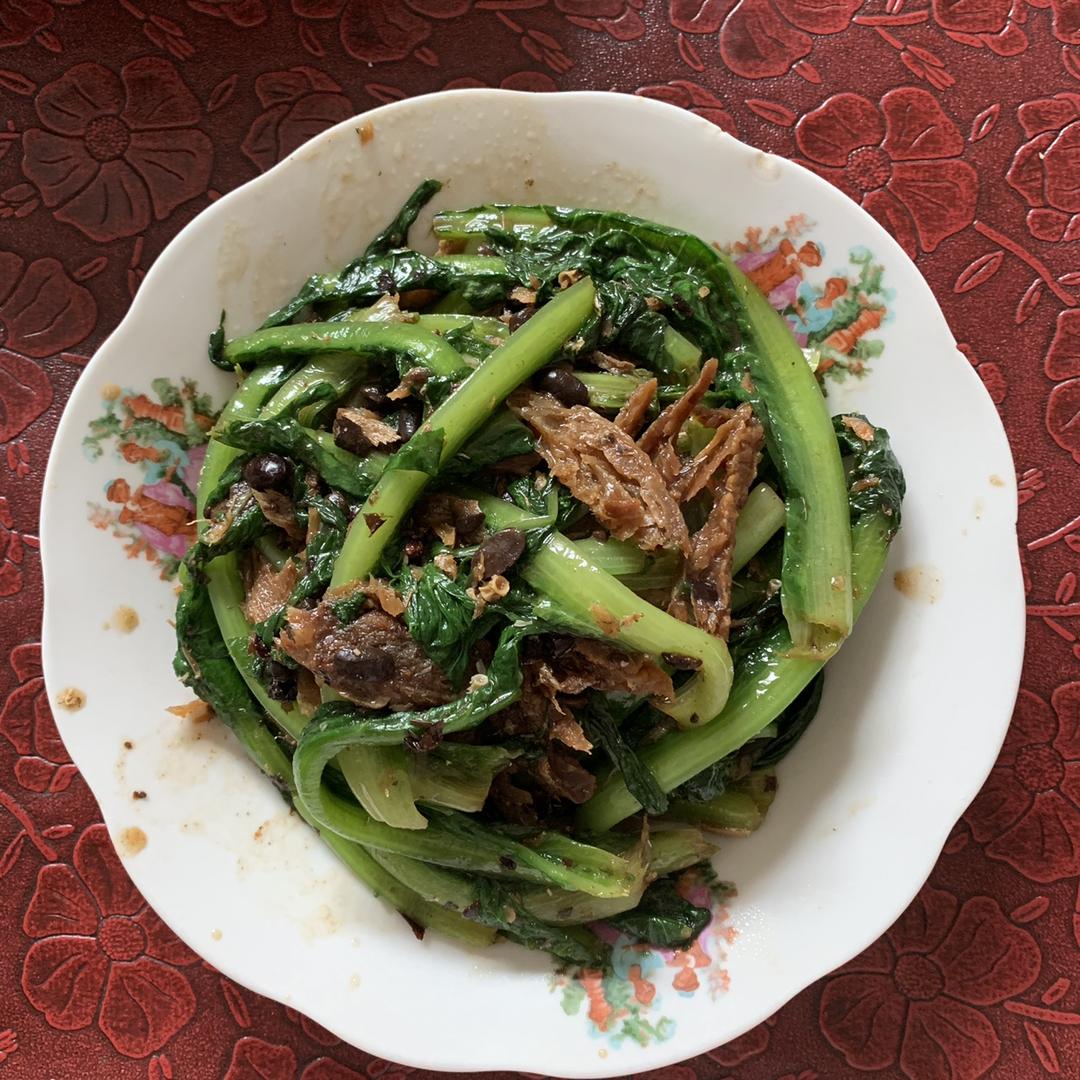豆豉鱼油麦菜
