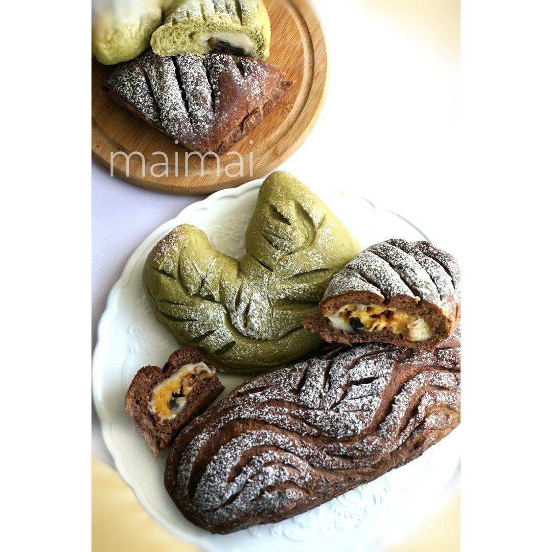 麻薯夹心可可（抹茶）软欧