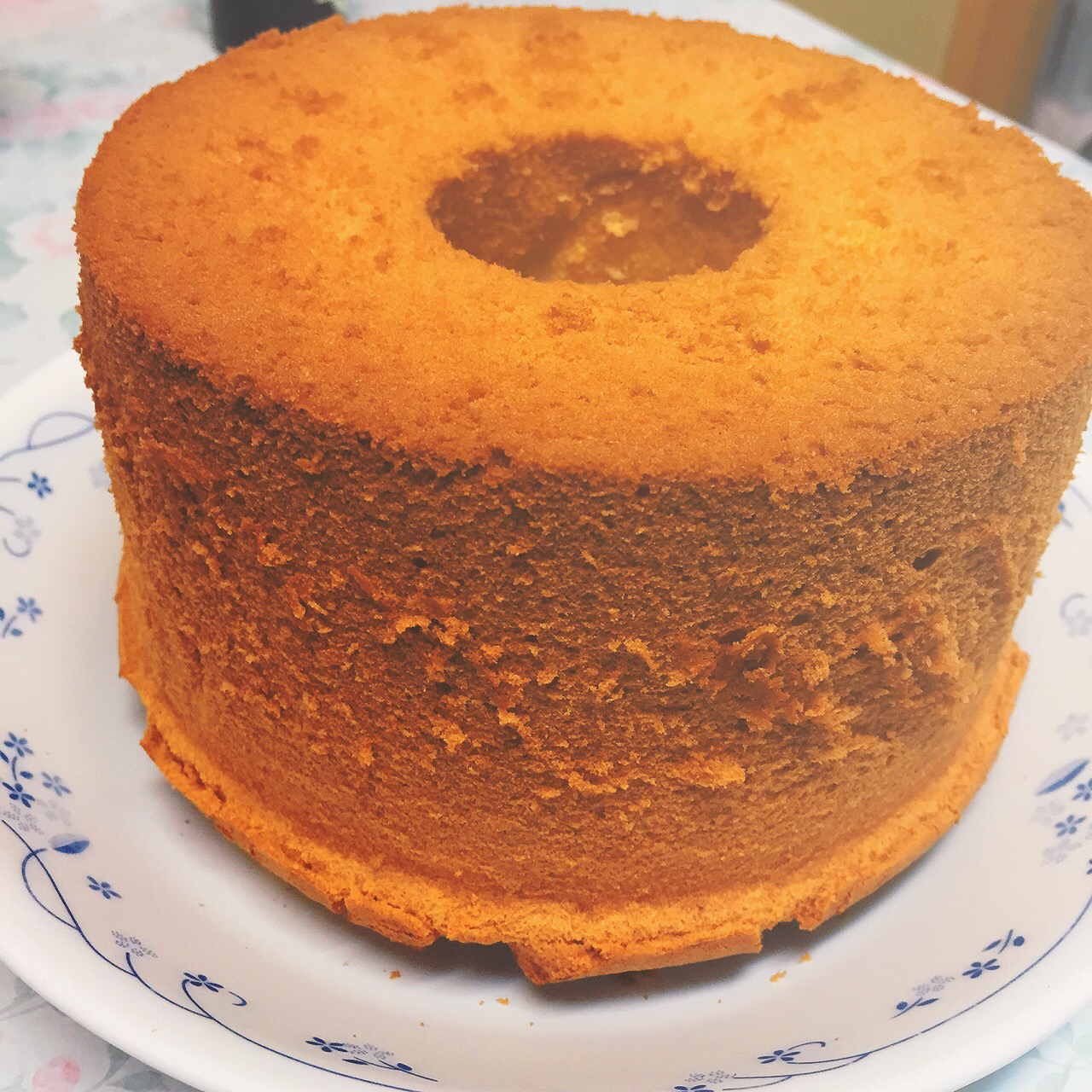 6寸原味戚风蛋糕
