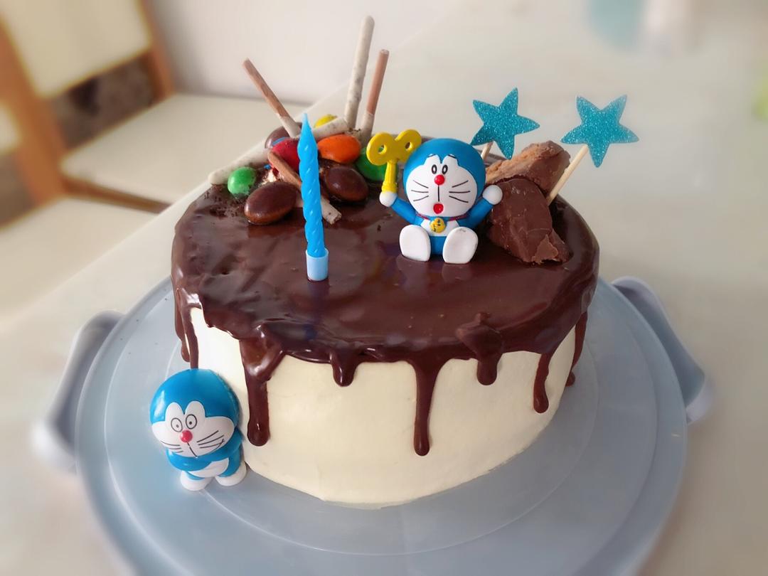 八寸戚风蛋糕（生日蛋糕坯）附六寸配单