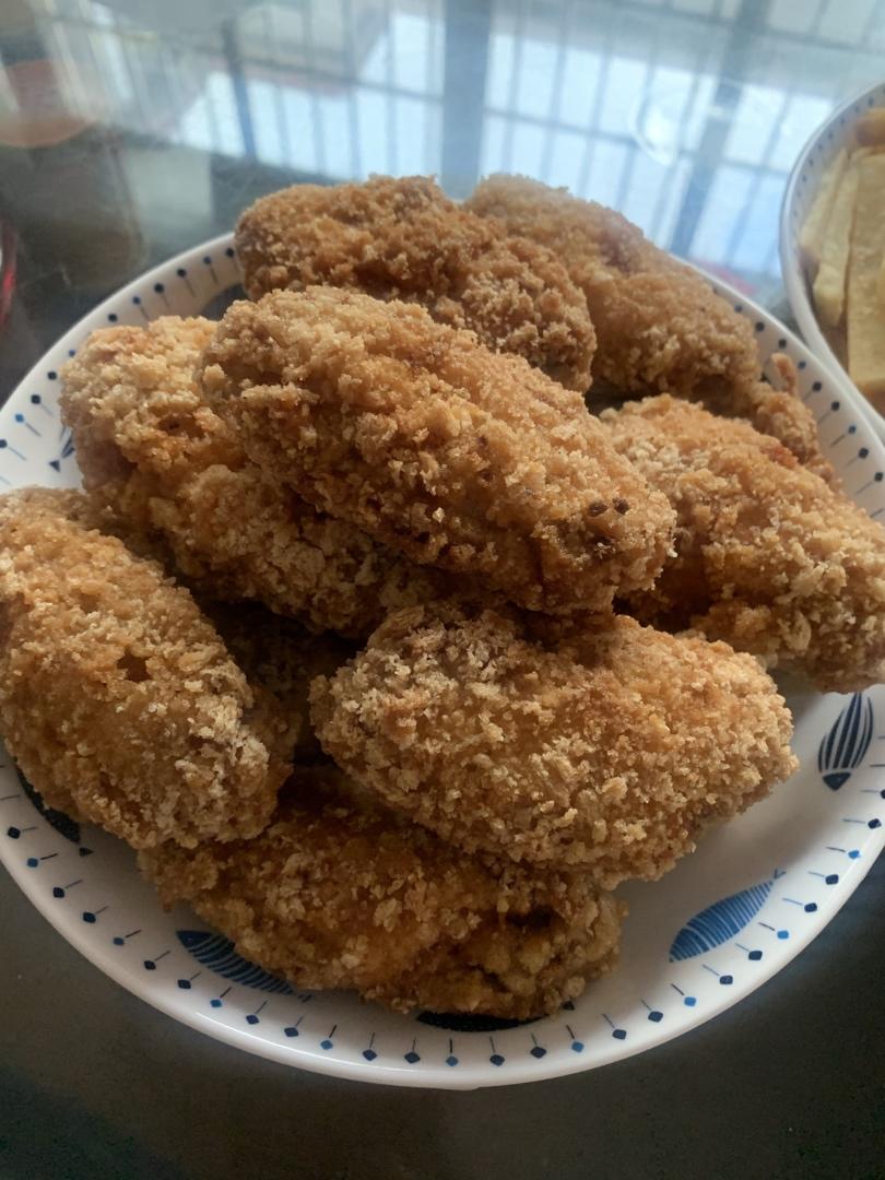 liandi做的面包糠炸鸡翅