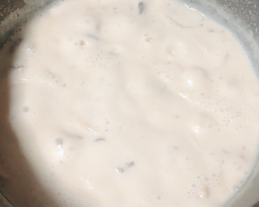 没有奶油的超香蘑菇肉片意面（牛奶版）的做法 步骤5