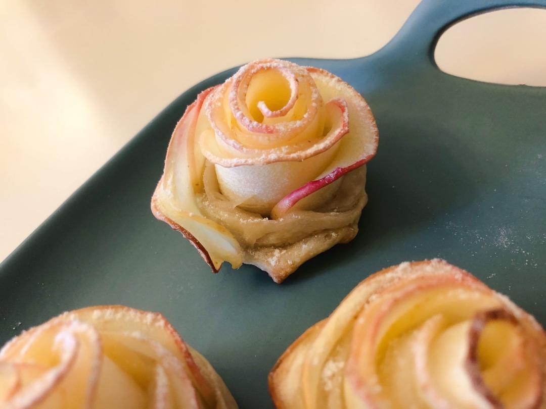 苹果玫瑰塔（手抓饼版）