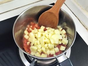 【素食主义】时蔬番茄意面汤的做法 步骤5