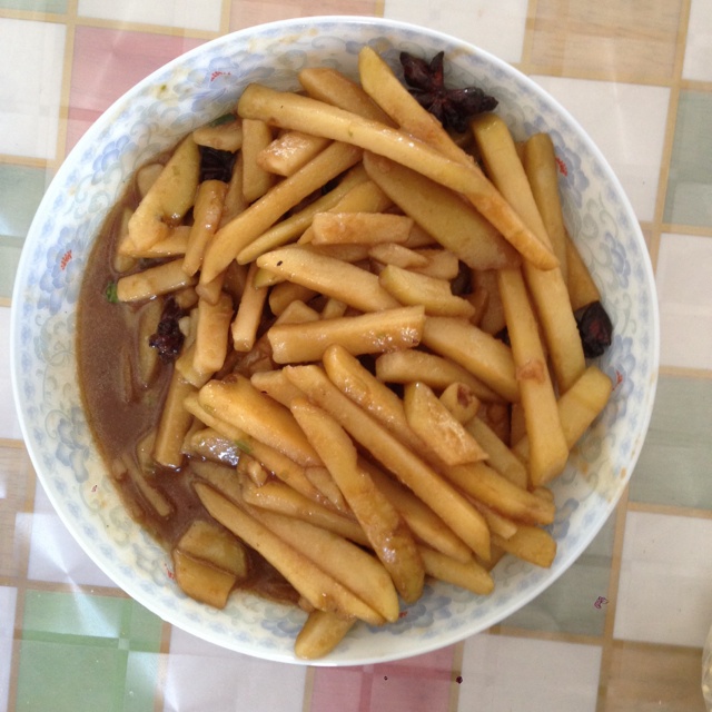 红烧土豆条