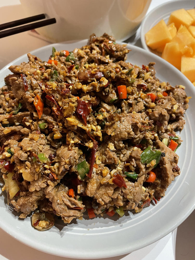 牙签牛肉 道地湖南味