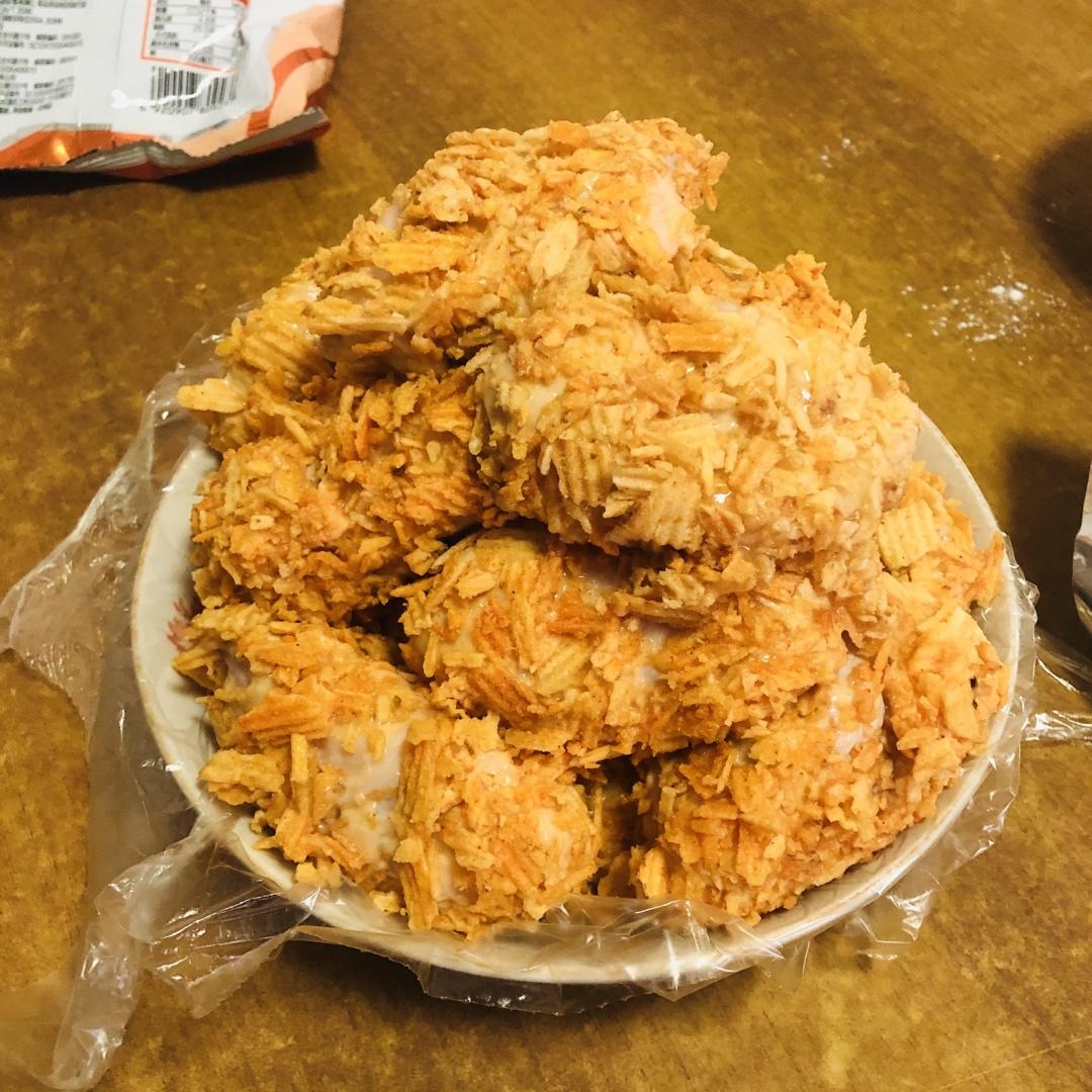 【薯片鸡翅】
