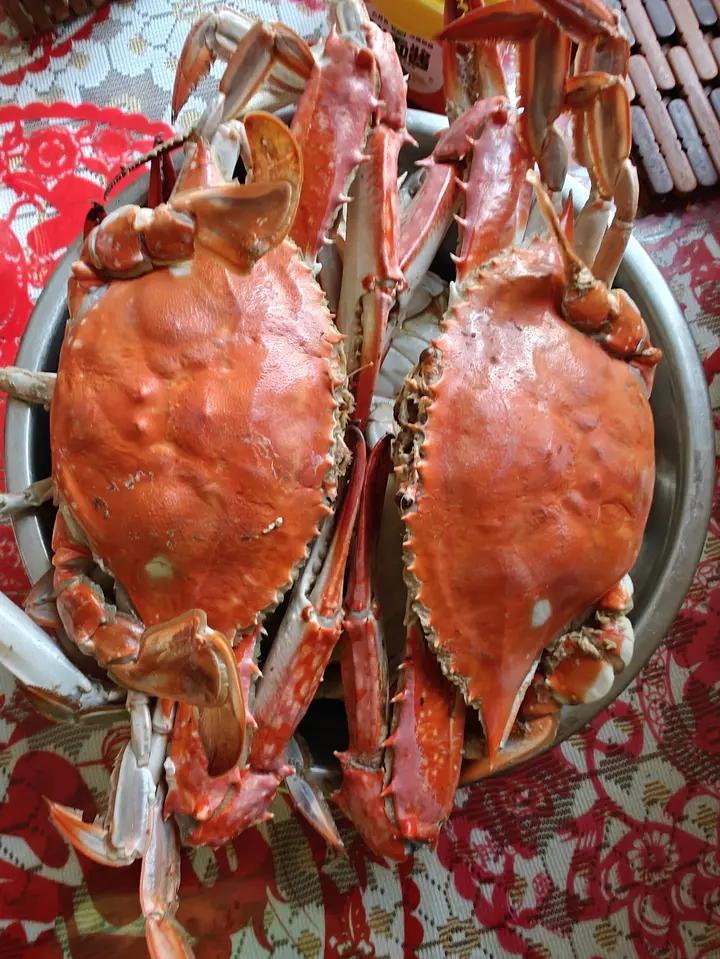 清蒸螃蟹（梭子蟹）