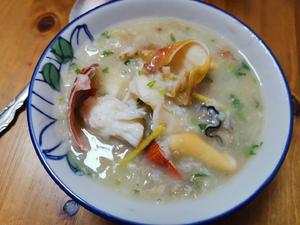 龙虾海鲜砂锅粥的做法 步骤13