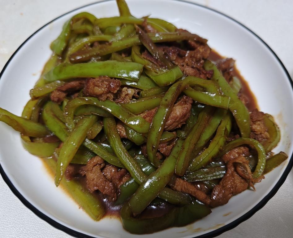 青椒炒肉