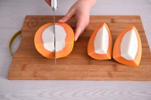 夏季甜品 | 木瓜椰奶冻的做法 步骤10