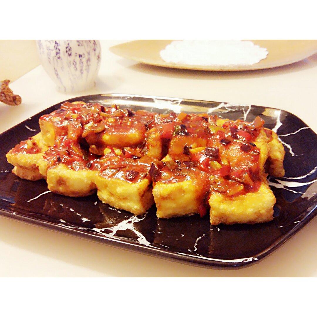 jfy做的脆皮内酯豆腐