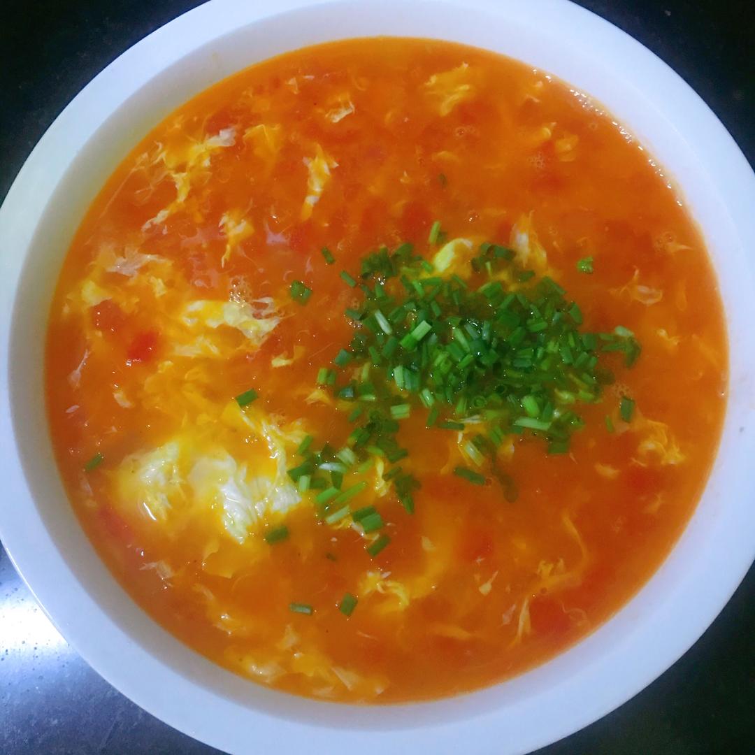 番茄蛋花汤的做法