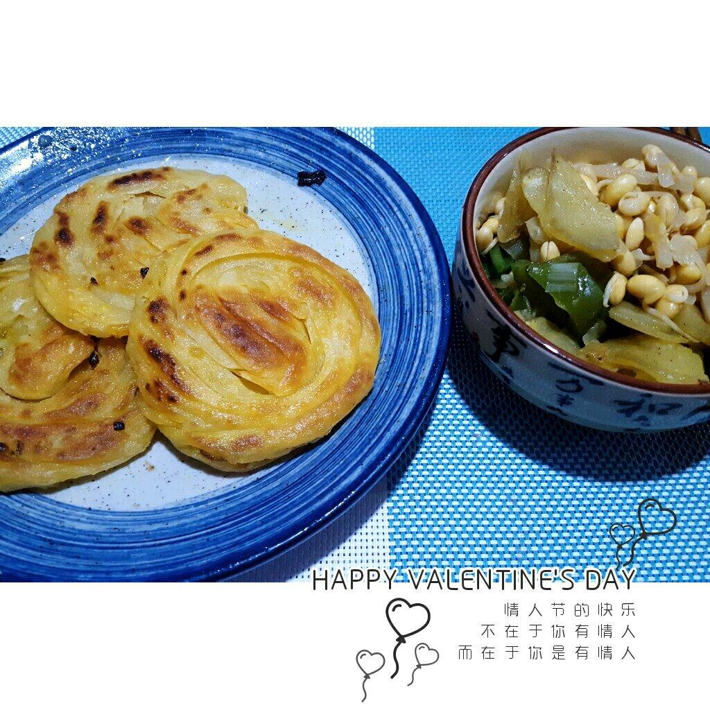 家常葱油饼