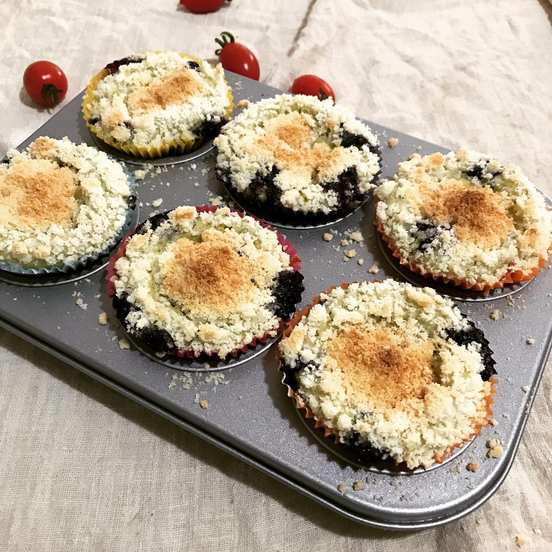 低脂金顶牛油果酸奶蓝莓马芬【健康小食】