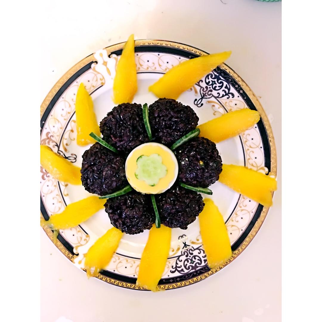 光芒《芒果》紫糯米饭团