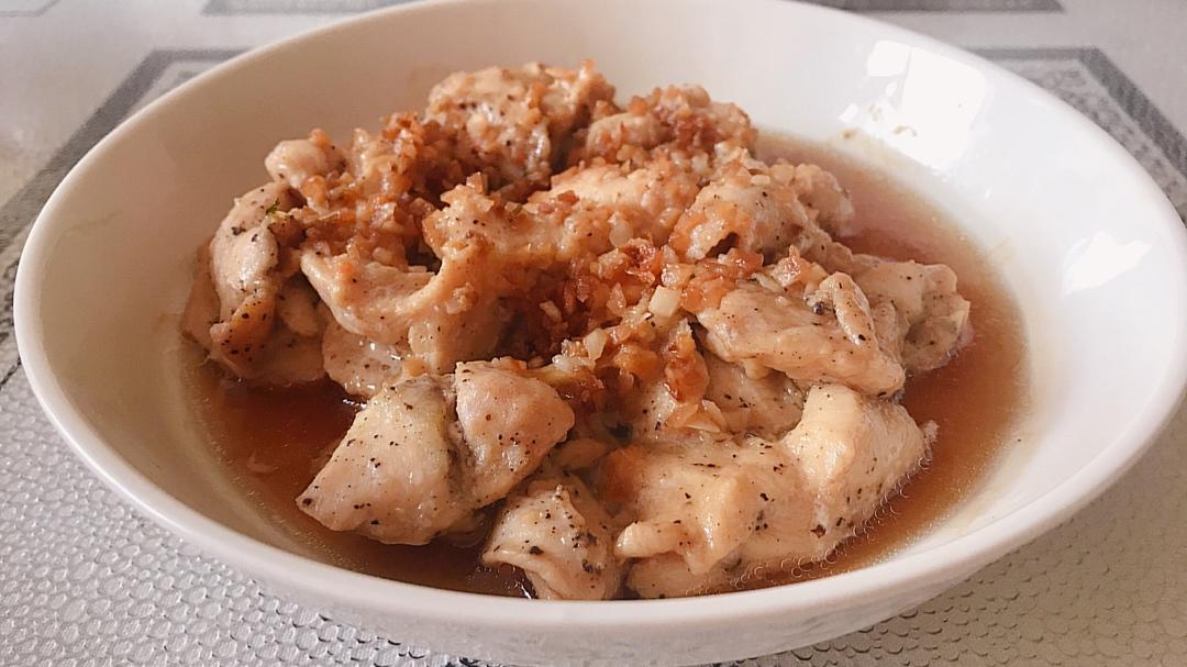 蒜蓉蒸鸡胸（鸡腿）