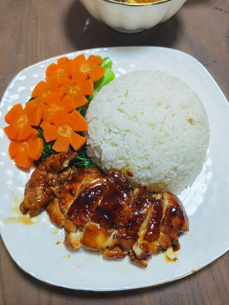 照烧鸡腿饭