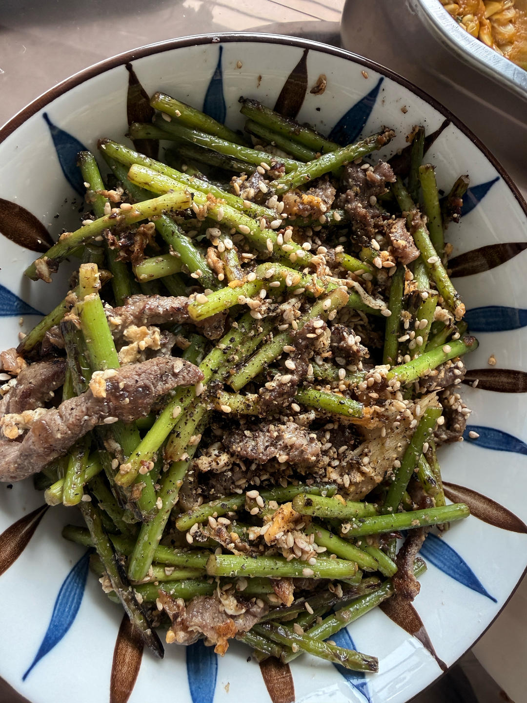 蒜苗炒牛肉