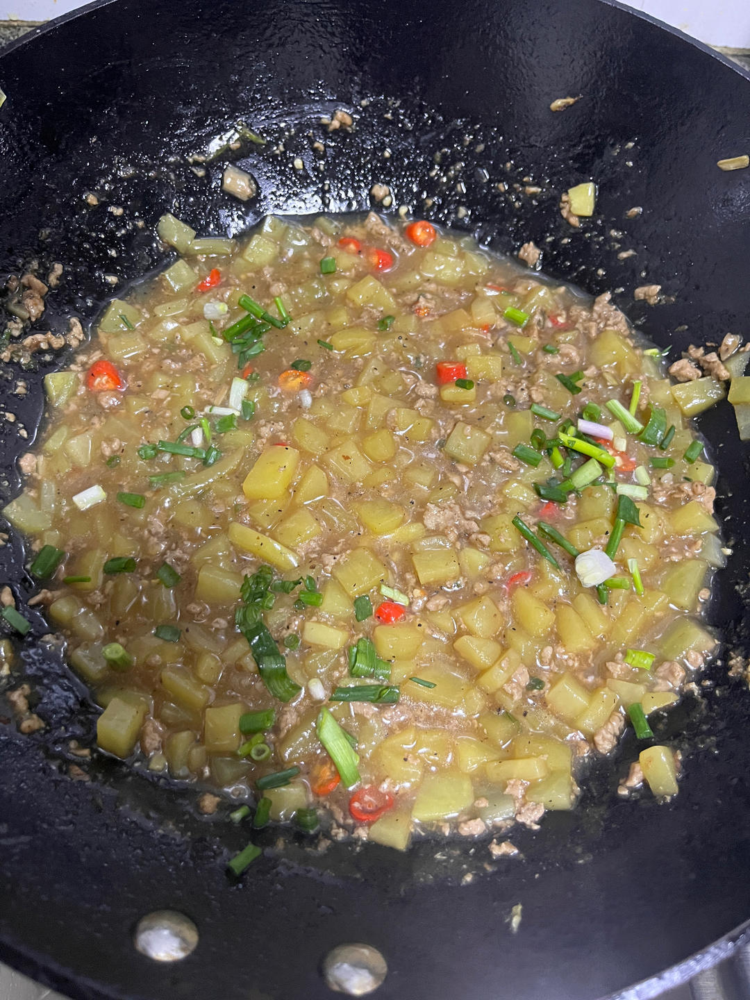 ㊙️香菇土豆肉沫拌饭❗️比外卖还好吃
