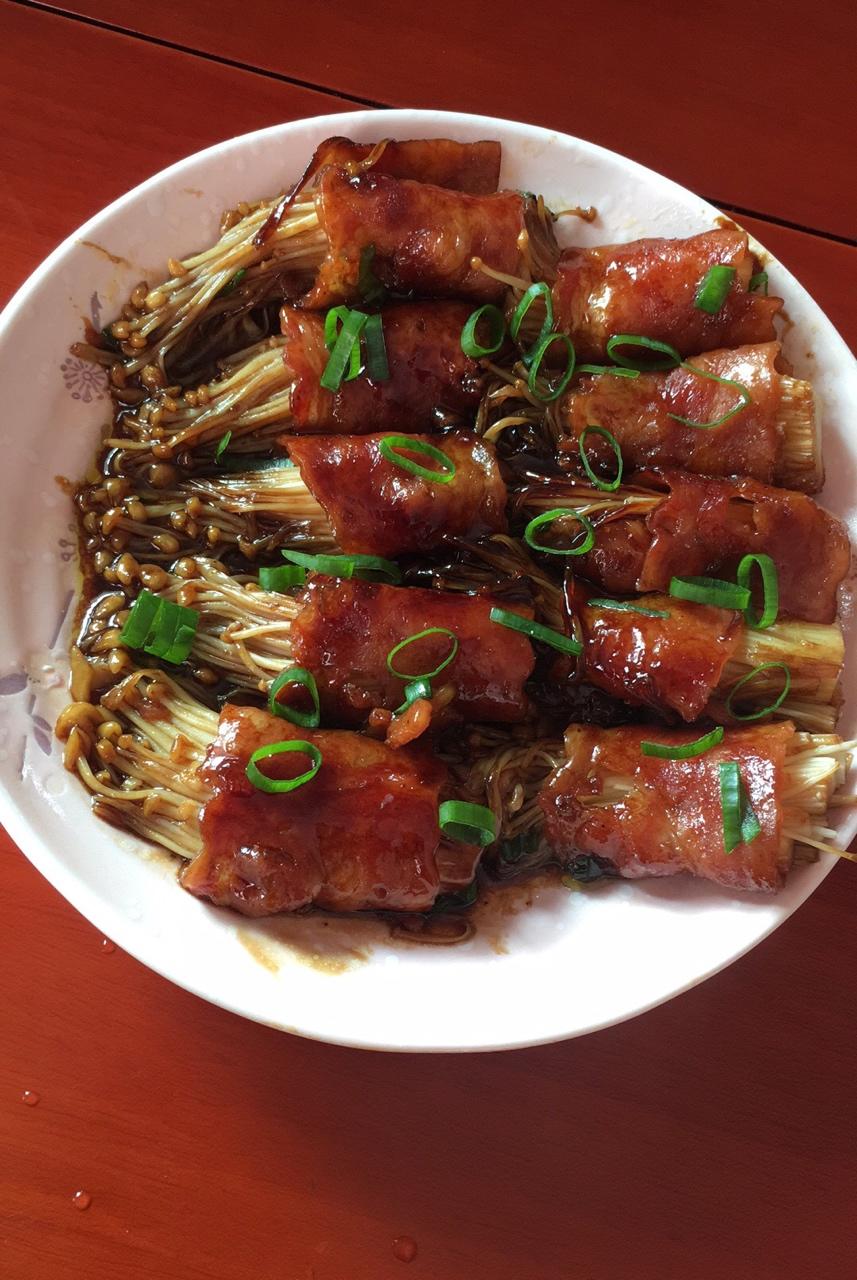 金针菇培根卷