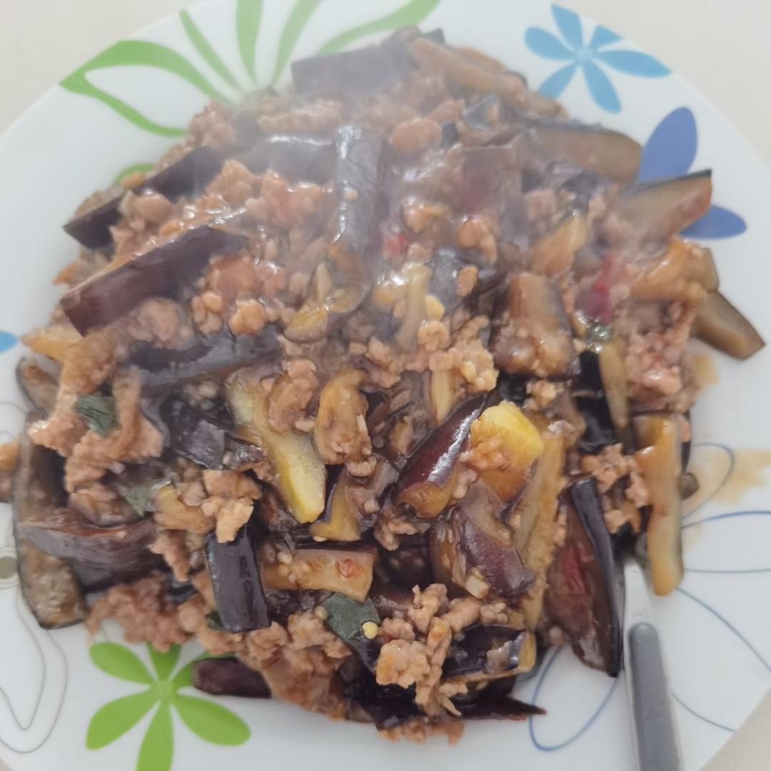 超级下饭酱香味肉末茄子