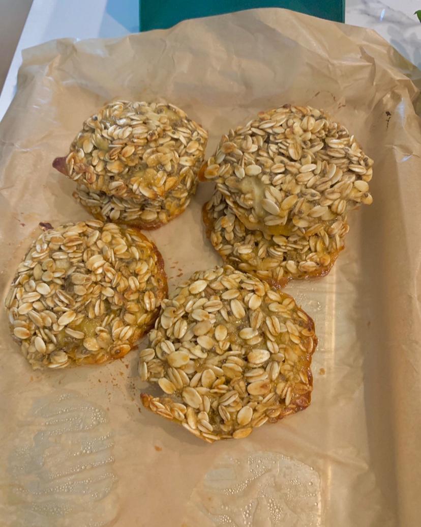 超简单-香蕉燕麦饼干（软软QQ的！）