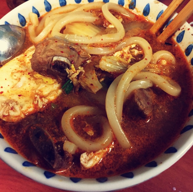 泡菜肥牛乌冬面