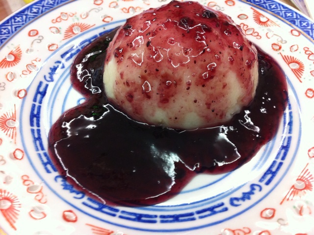 蓝莓山药泥