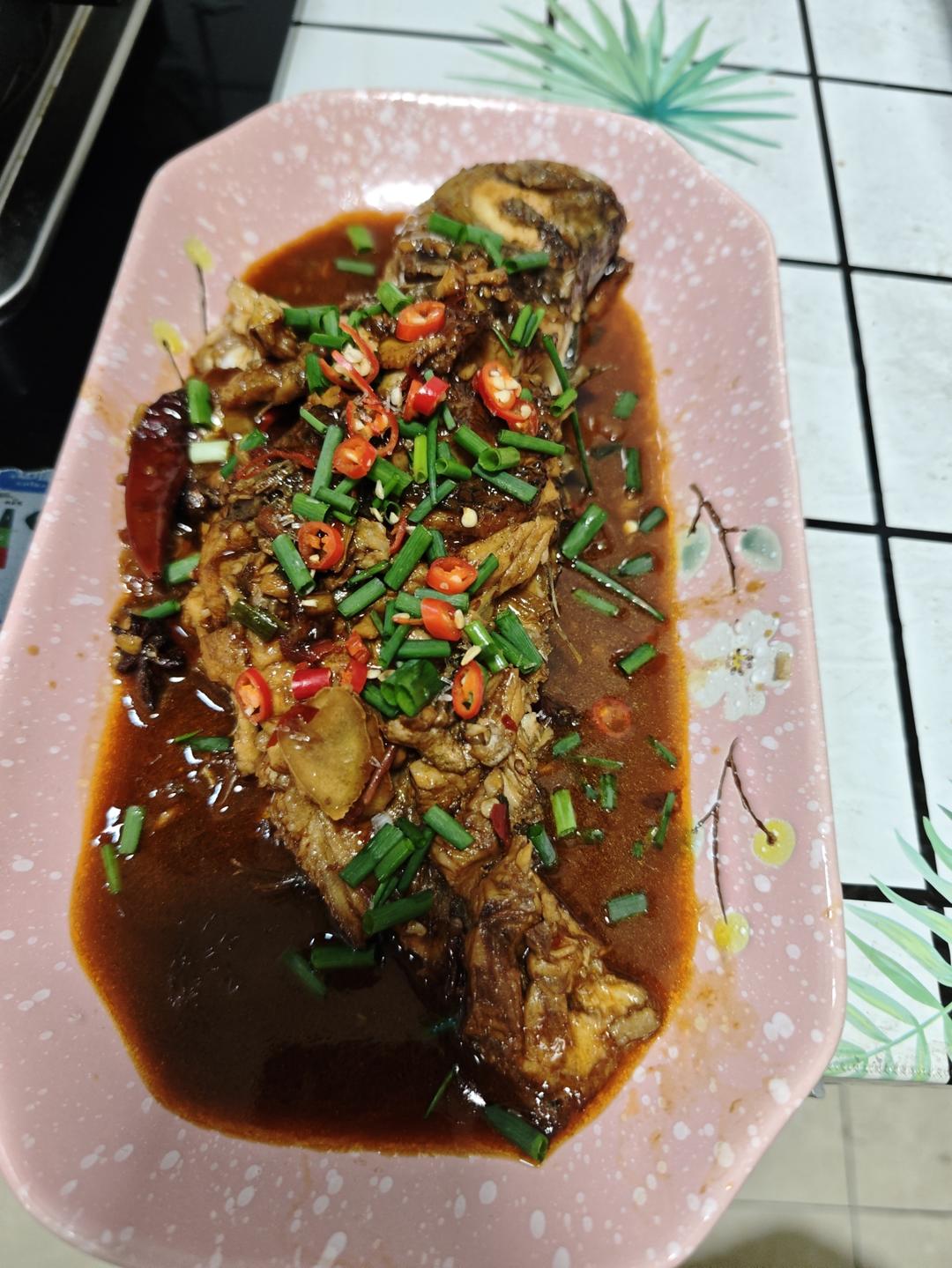 万能红烧方法—红烧鲈鱼