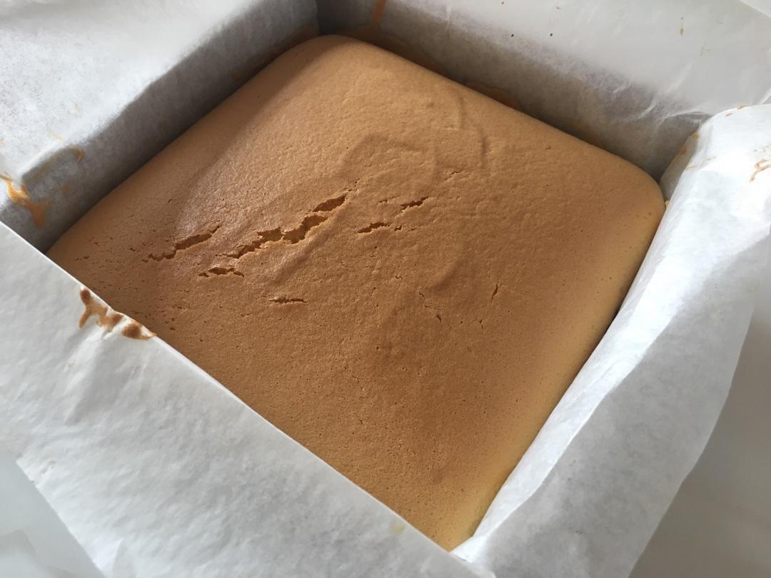 美味的早餐蛋糕（水浴法，8寸方形模具）