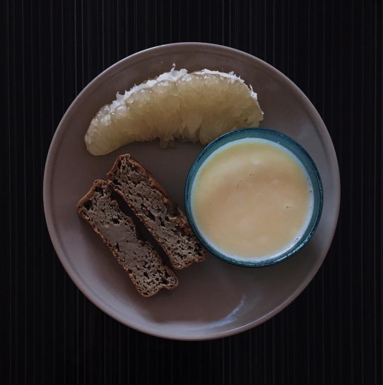 黑豆豆渣快手面包
