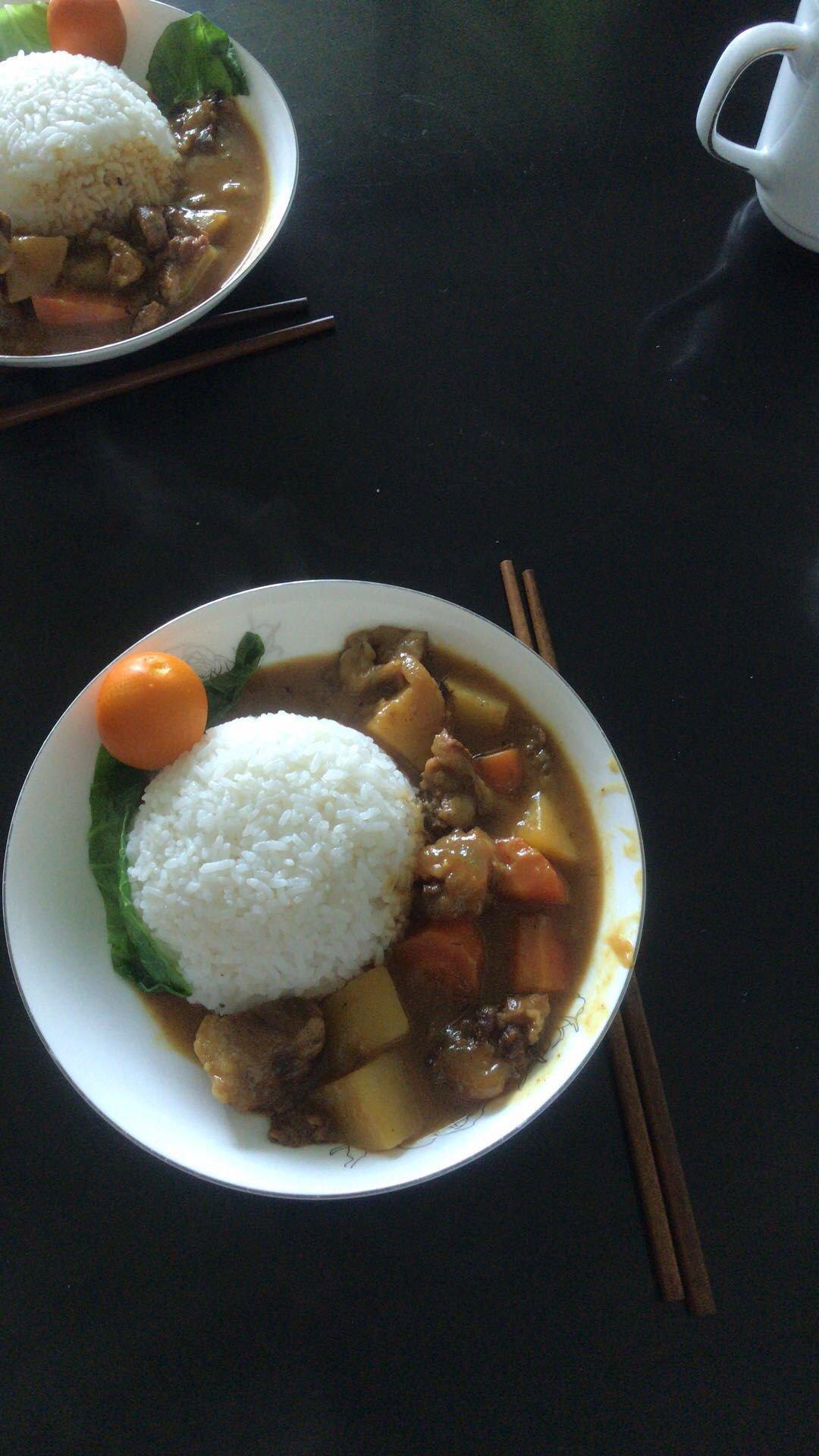 百梦多鸡肉咖喱饭