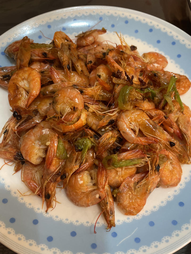 椒盐河虾