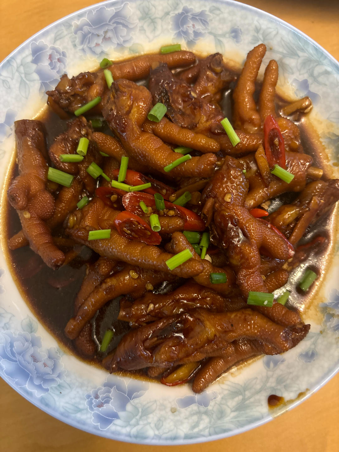 香辣烧鸡爪