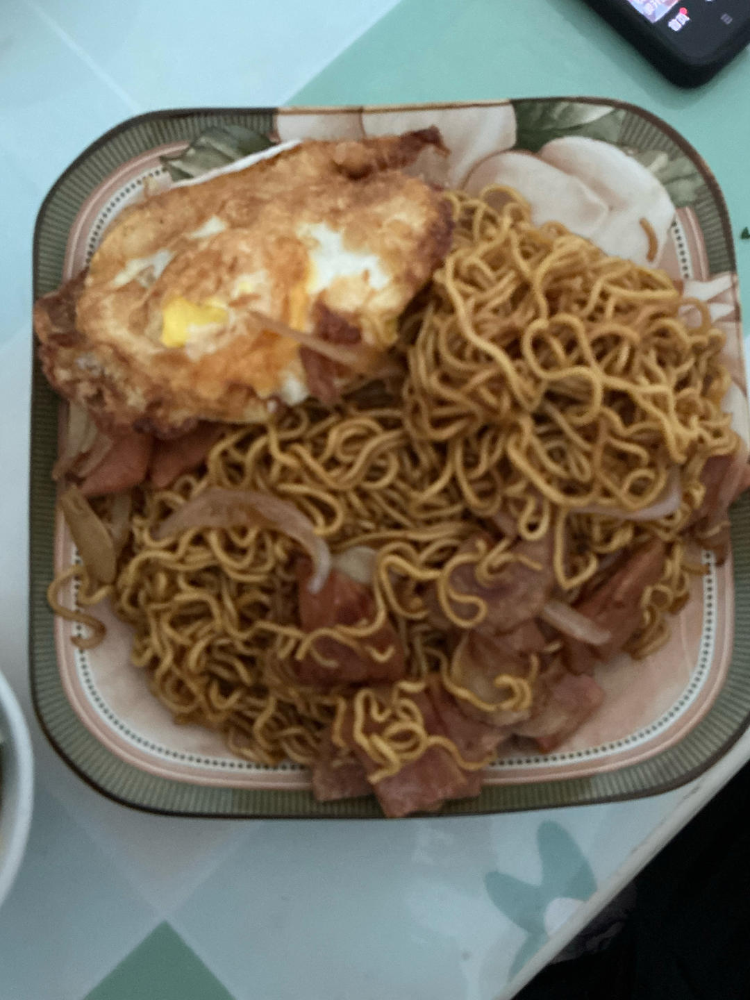 吼吼吃的炒方便面，附上炒面酱油配方