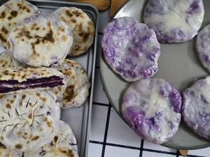 无油无糖紫薯饼的做法 步骤9