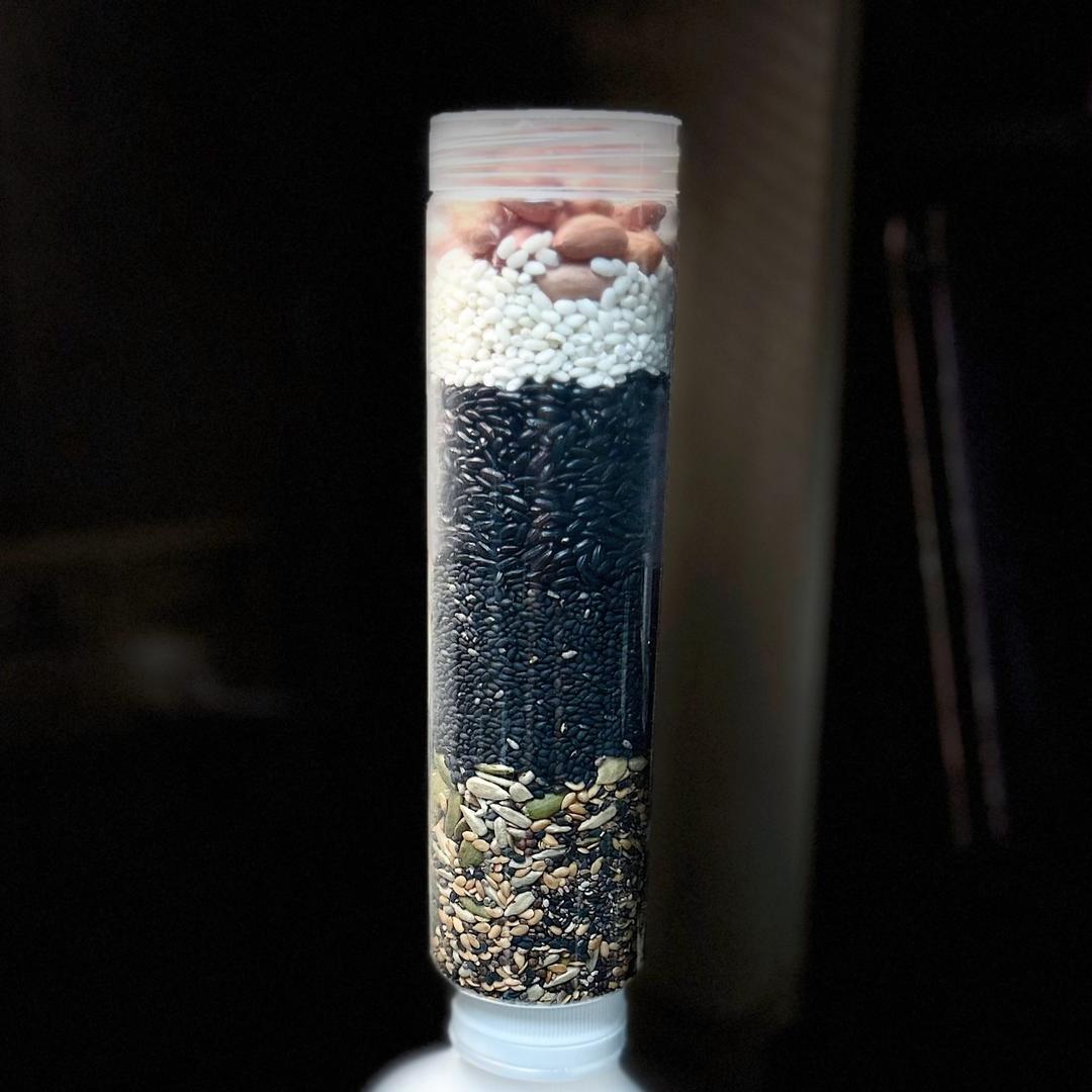 黑芝麻糊|一人食一周配料方法